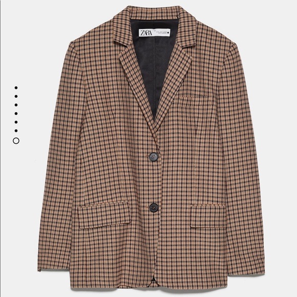 Zara Oversized Plaid Blazer - Picture 11 of 11